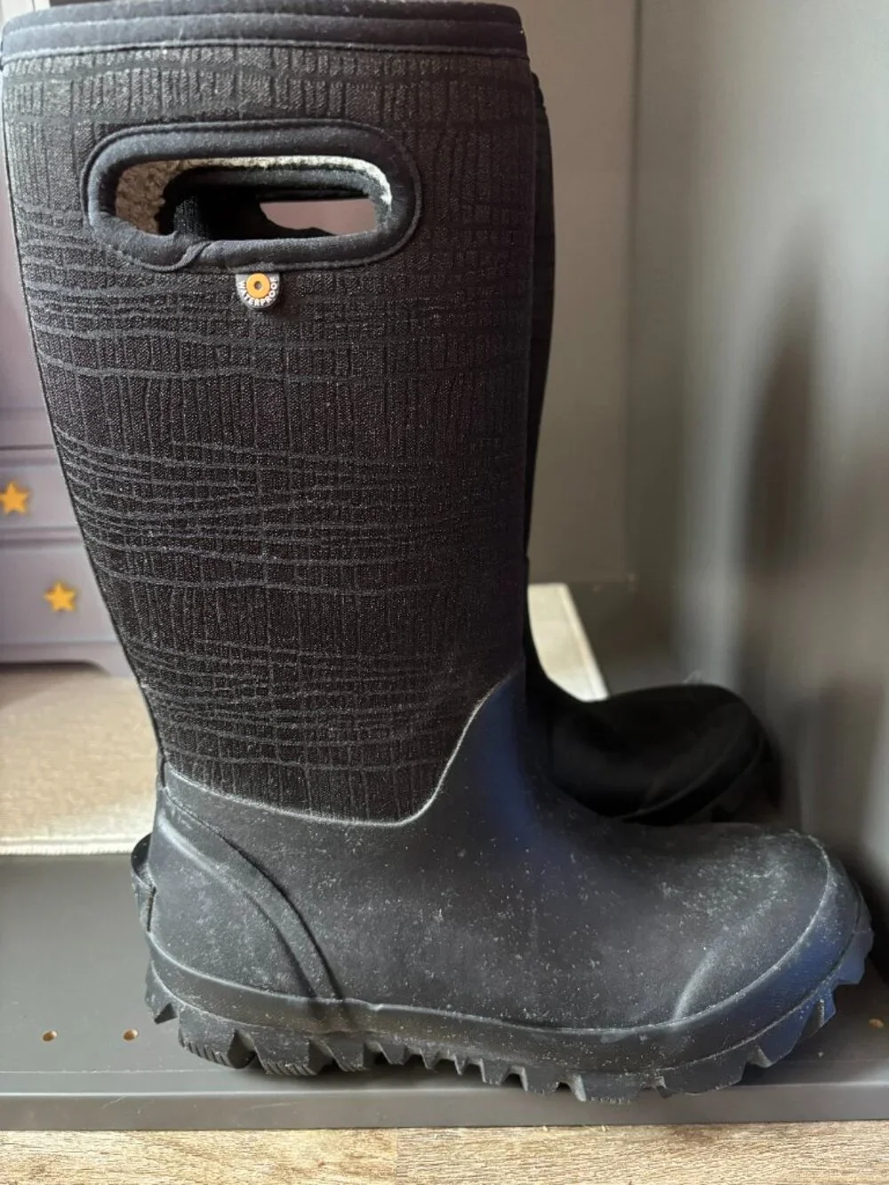 BOGS Women's Size 7 Whiteout Crackle Snowboots Pull-on